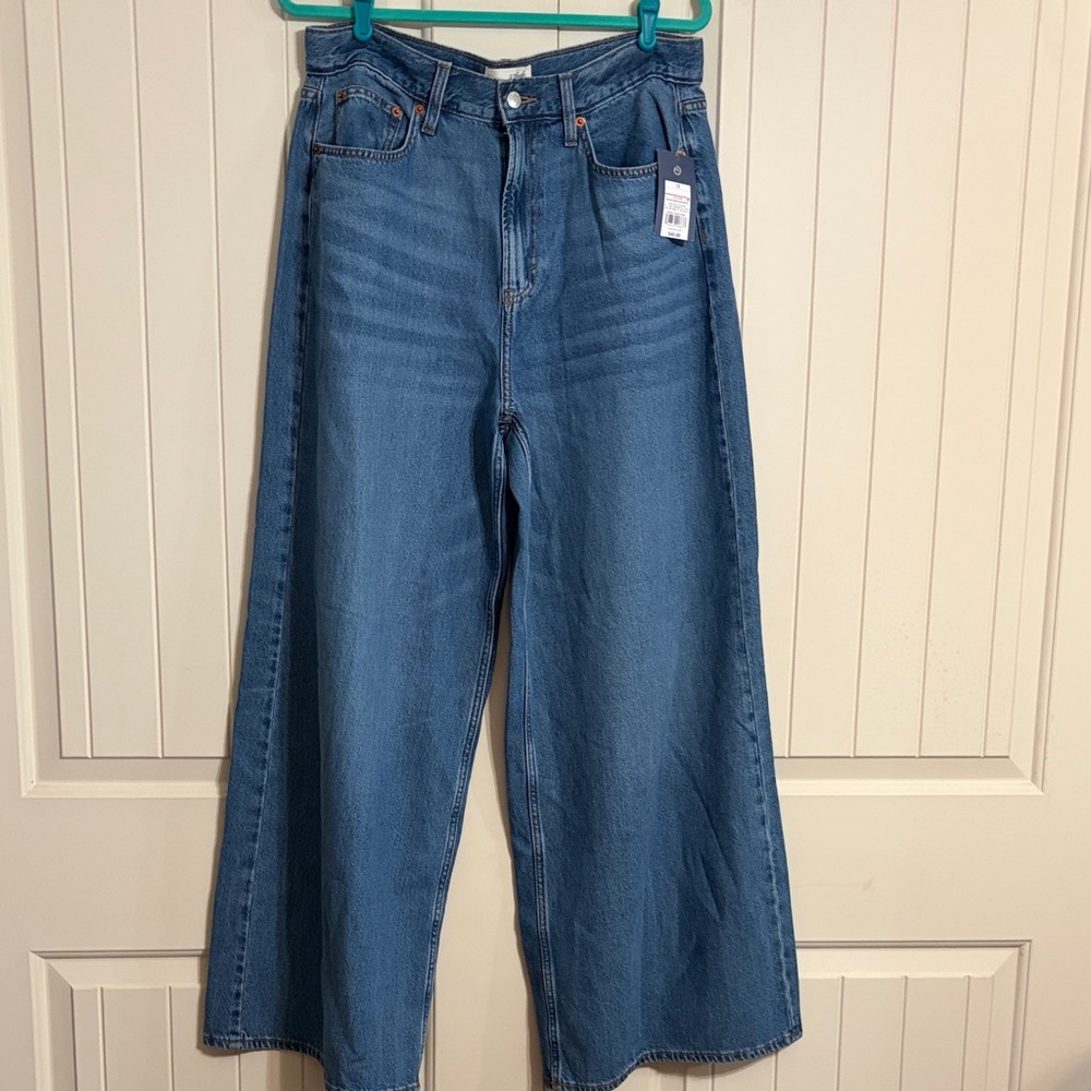 Universal Thread High Rise Palazzo Trio Alto medium wash NWT size 12